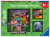 Ravensburger Minecraft Biomes Puzzle 49 pièces (lot de 3)