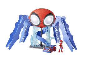 Marvel Spidey and His Amazing Friends Web-Quarters Playset With Lights and Sounds