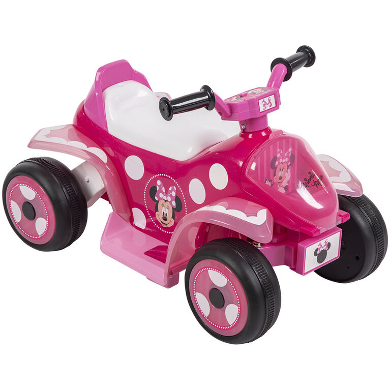 Disney Minnie 6-volt Ride-On Quad by Huffy, Pink