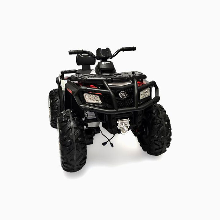 Quad ATV 4x4 am&eacute;lior&eacute; KIDSVIP 24 V Titan Edition - Blanc