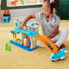 Fisher-Price Little People Everyday Adventures Airport Toddler Playset, Airplane and 3 Play Pieces