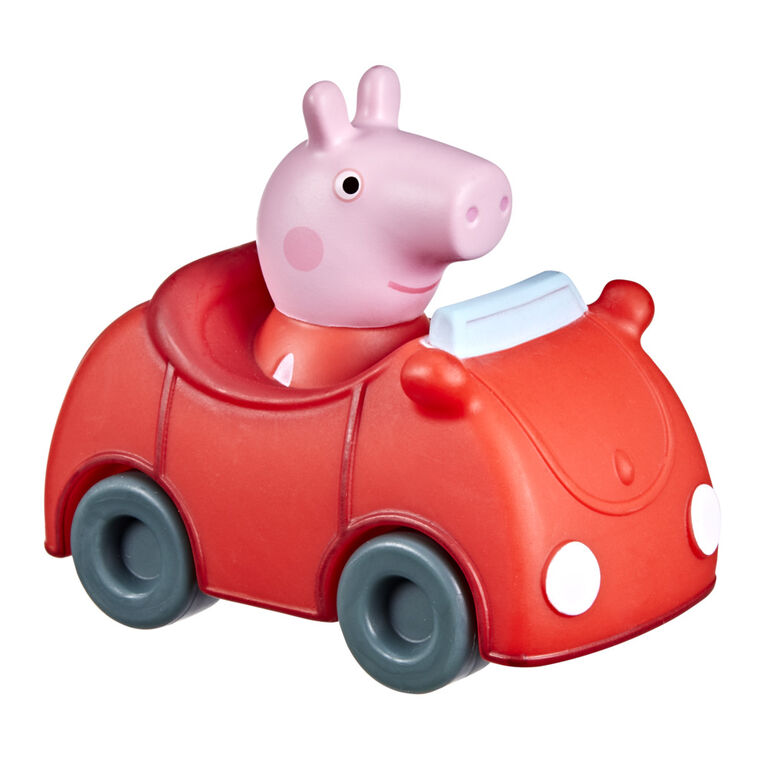 Peppa's Adventures Mini-véhicule Peppa Pig,  (Peppa Pig dans la voiture familiale rouge)