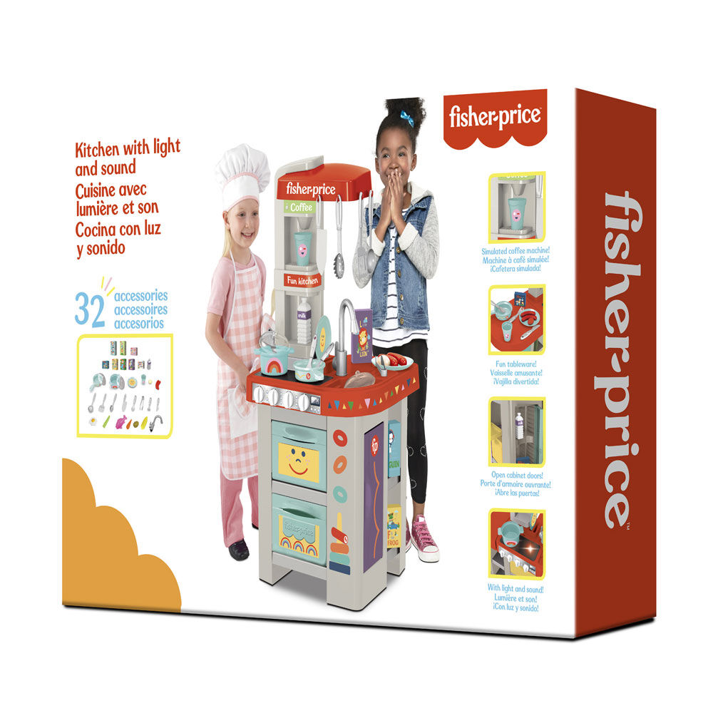 Fisher Price Kitchen w 32 Accessories