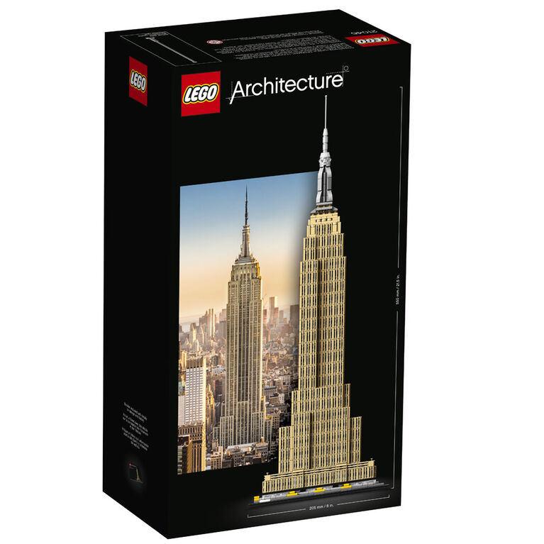 Lego Architecture Empire State Building 21046 1767 Pieces Toys R Us Canada