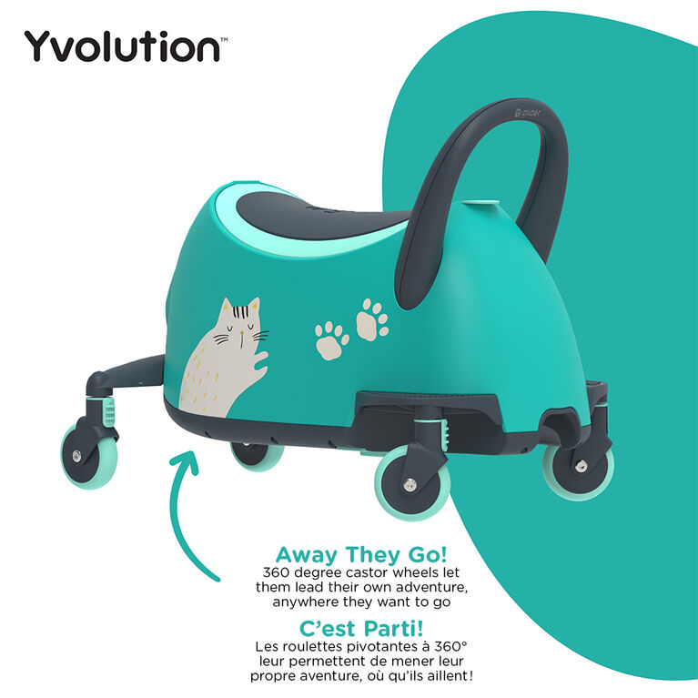 Yvolution Glider Luna Go Ride-On - Teal