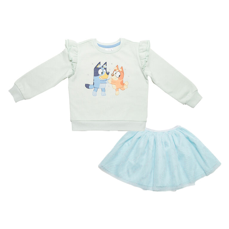 Bluey - 2 Piece Combo Set - Light Green and Blue - Size 2T - Toys R Us Exclusive