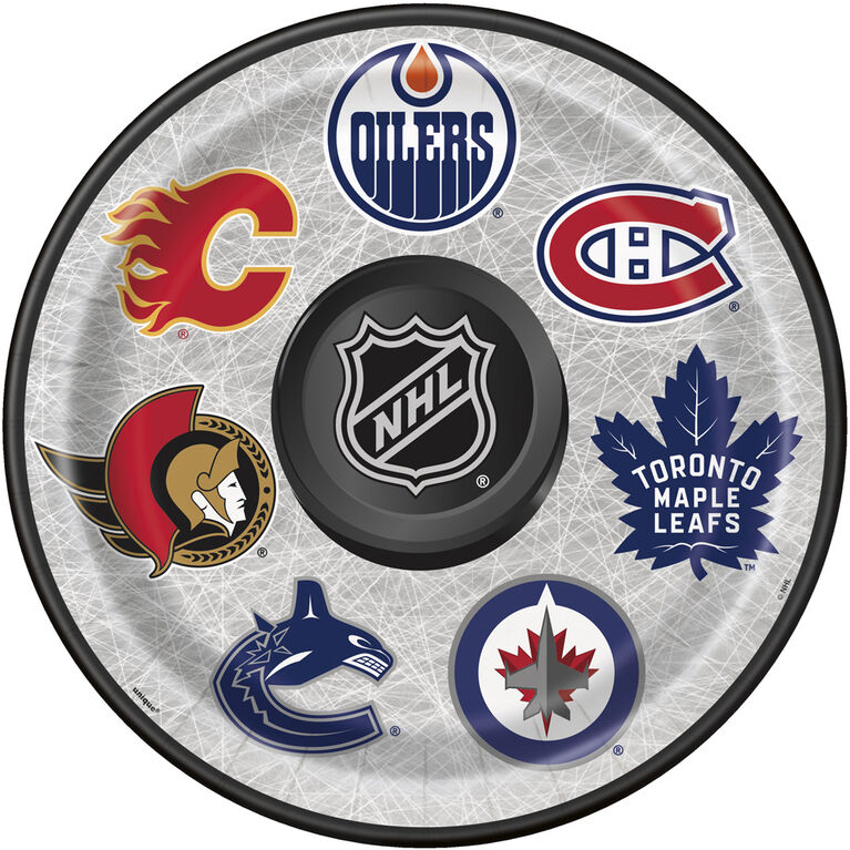 NHL Fans  9"  Plates, 8ct