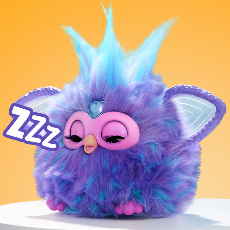 Furby violet peluche interactive - Version française