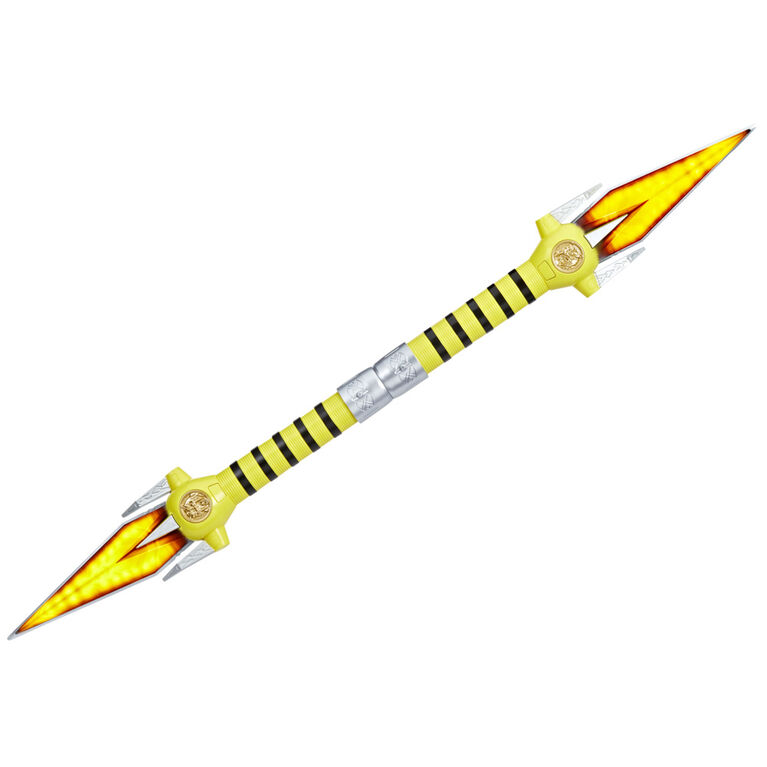 Power Rangers Lightning Collection Mighty Morphin, Ranger Jaune, Dagues de pouvoir, articles de cosplay premium de collection