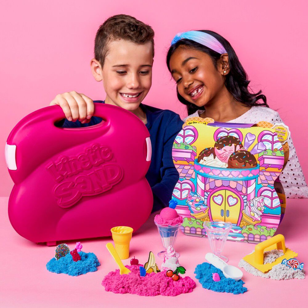 Kinetic Sand Scents Ice Cream Station Playset 1.5lbs of Play