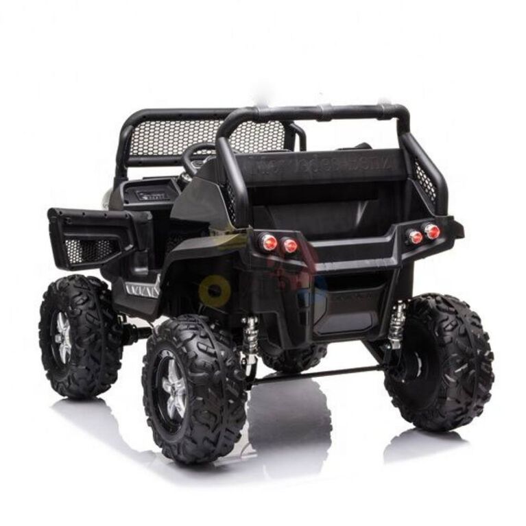 12V Mercedes Unimog 4WD MP4 Ride On - Noir - Édition anglaise