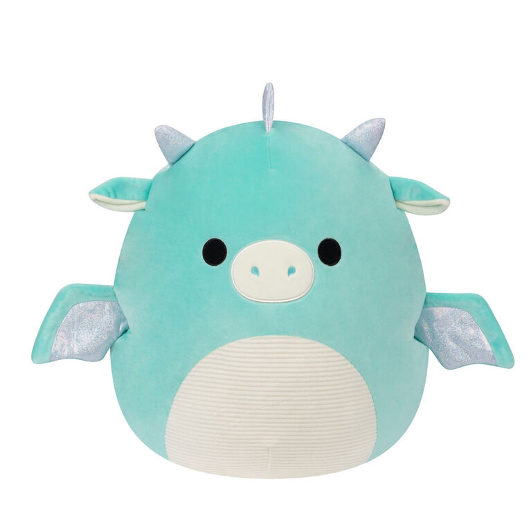 Squishmallows 16" - Miles the Teal Dragon with Corduroy Belly