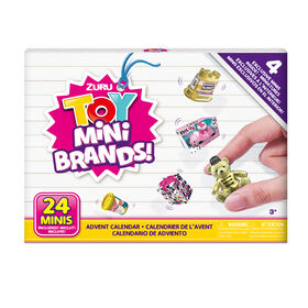 Calendrier de l'Avent de Mini Brands de jouets en édition limitée, avec 4 Minis exclusifs par ZURU
