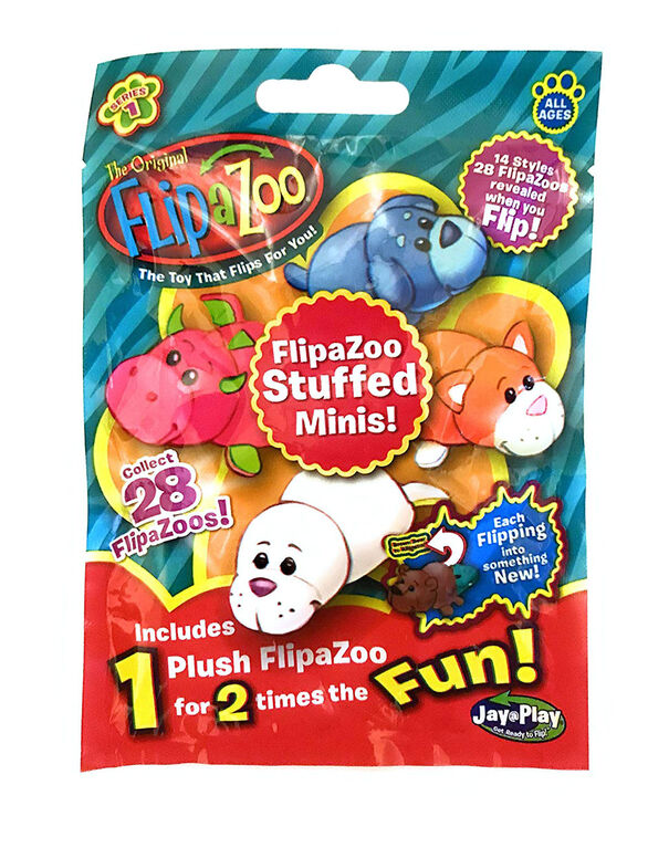 Flip A Zoo Stuffed Minis!