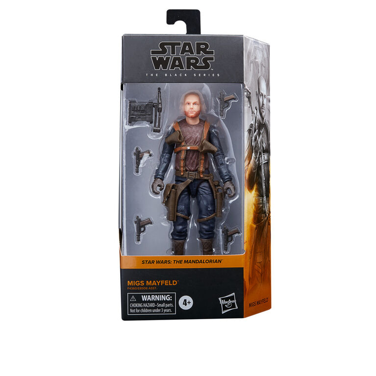 Star Wars The Black Series Migs Mayfeld Toy 6-Inch-Scale The Mandalorian Collectible Action Figure, Toys for Kids Ages 4 and Up