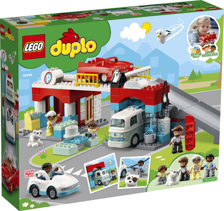 LEGO DUPLO Town Parking Garage and Car Wash 10948 (112 pieces)