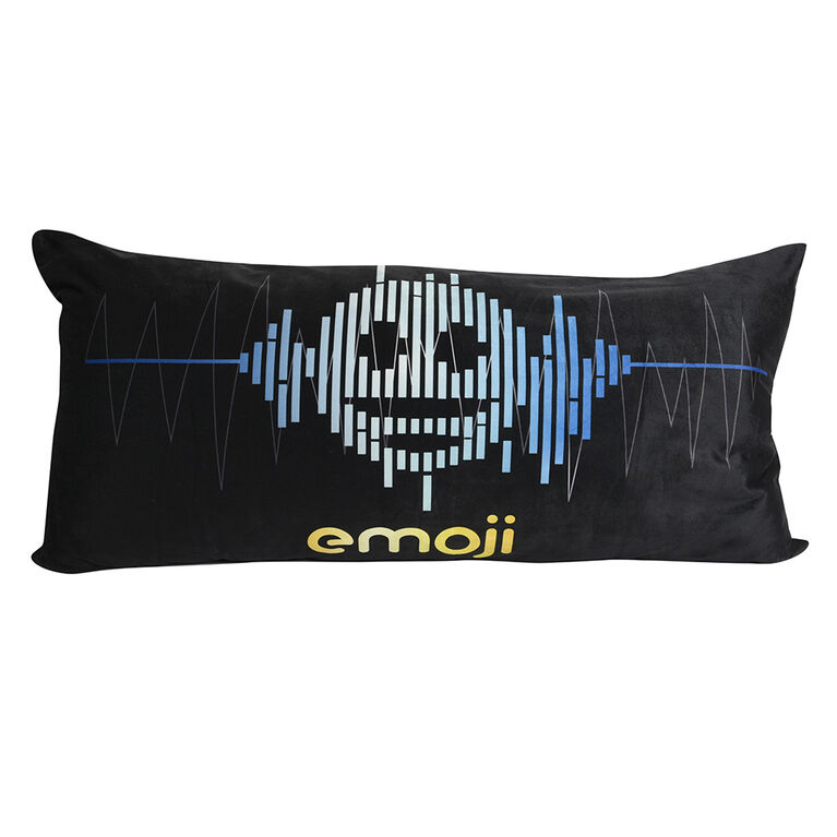 Emoji Plush Body Pillow 18"x36", Rock It