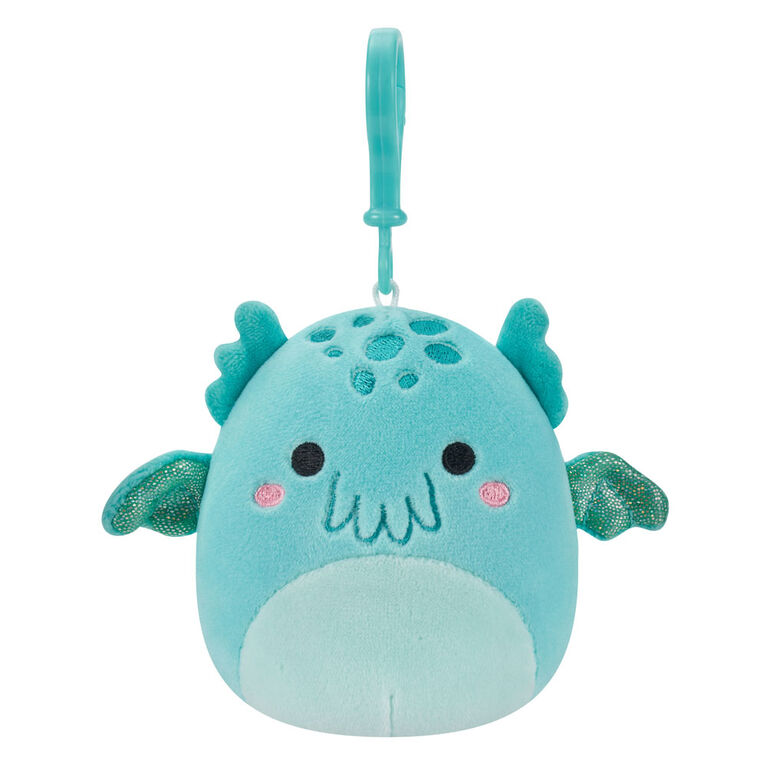 Squishmallows 3.5" Clip On - Theotto the Teal Cthulu