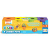 Nick Jr Ready Steady Dough 4 Jumbo Pots Hot Colours - R Exclusive