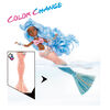 Poupée-mannequin sirène à couleur changeante Mermaze Mermaidz, Shellnelle, avec accessoires