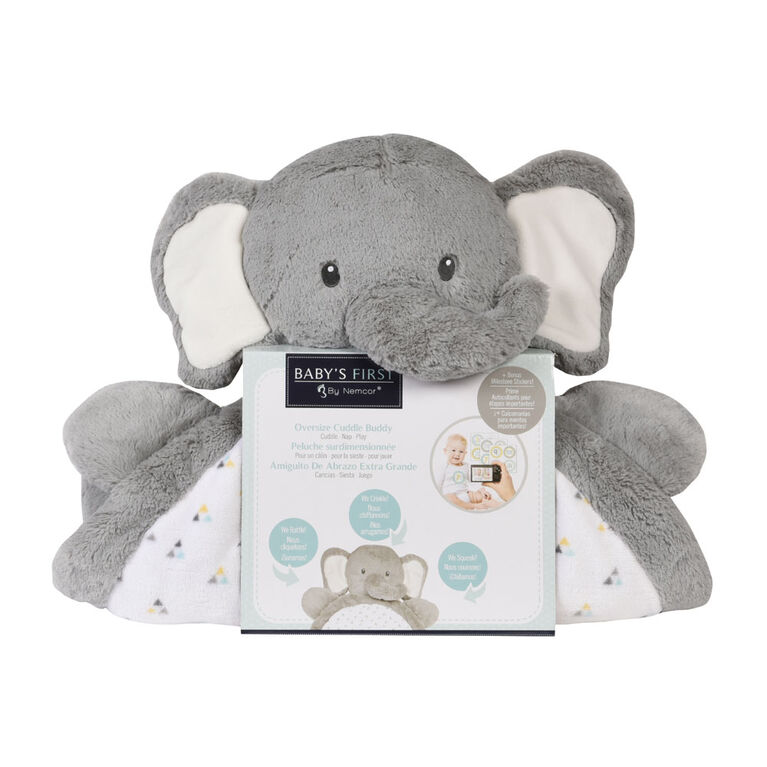 Baby's First By Nemcor Peluche surdimensionnee- l'éléphant