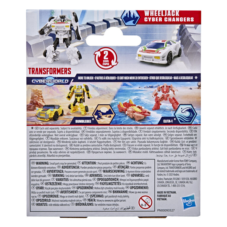 Transformers CYBERWORLD Cyber Changers Wheeljack Action Figure