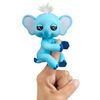 WowWee Fingerlings Baby Elephant - Gray (Blue) - Interactive Toy