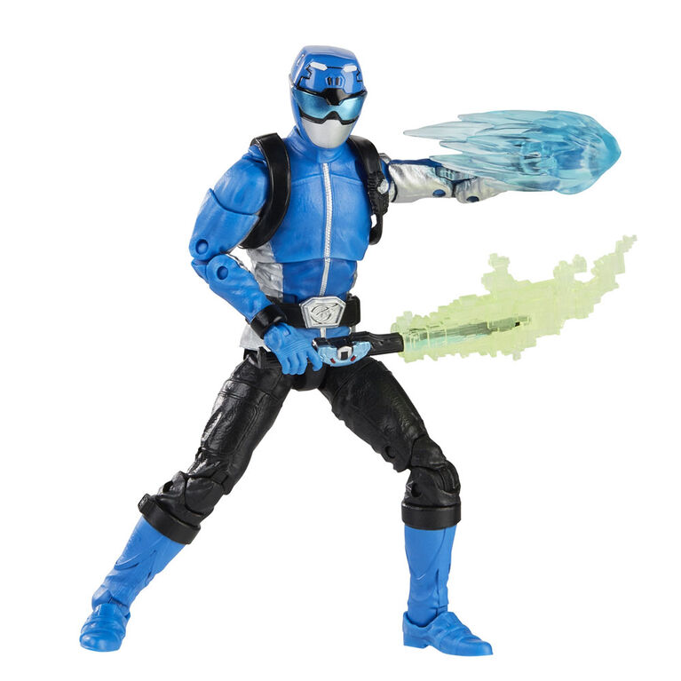 Power Rangers Lightning Collection - Blue Ranger, figurines articulées de collection de 15 cm