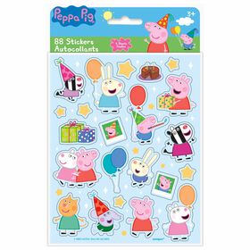 Peppa Pig Feuilles d'autocollants, 4un
