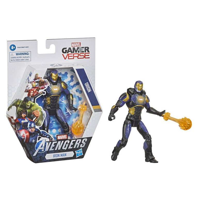 Hasbro Marvel Gamerverse 6-inch Action Figure Toy Iron Man Orion