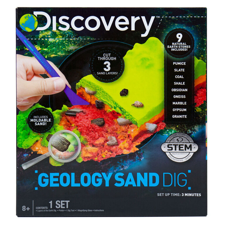 DISCOVERY Fouille Géologique dans le Sable