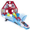 PAW Patrol, Mighty Pups Super PAWs, Mighty Jet Command Center, Jet/QG transformable 2 en 1 avec effets sonores et lumineux