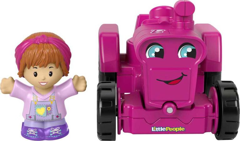 Fisher-Price Little People Barbie Toy Farm Tractor and Figure, Toddler and Preschool Toy