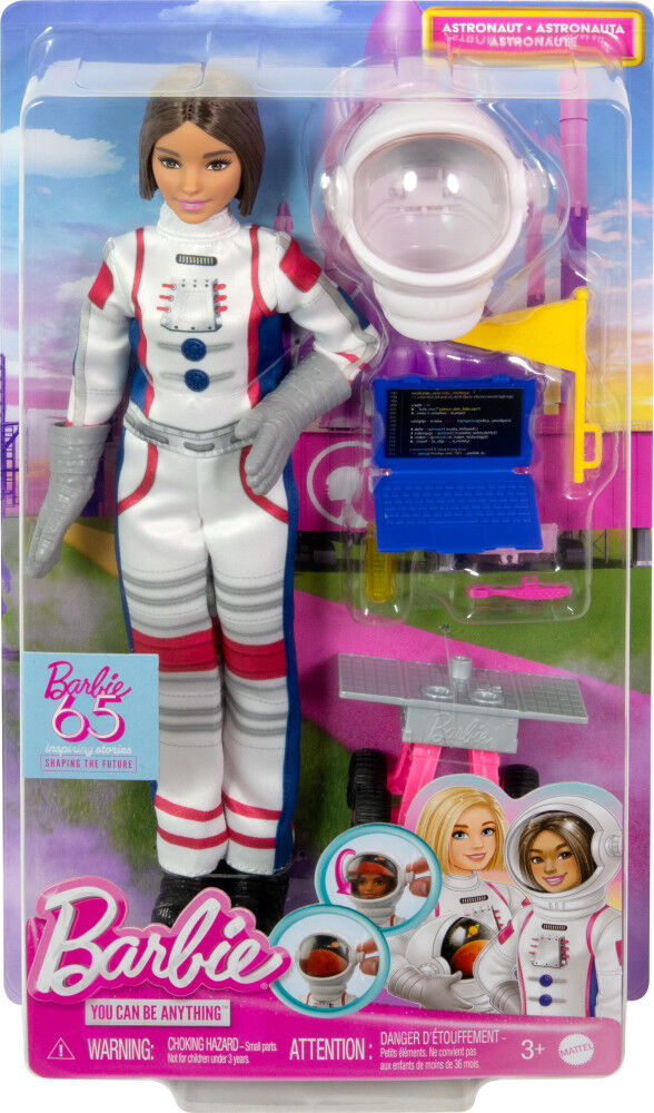 Barbie 65th Anniversary Careers Astronaut Doll 10 Accessories Including Rolling Rover Space Helmet Toys R Us Canada