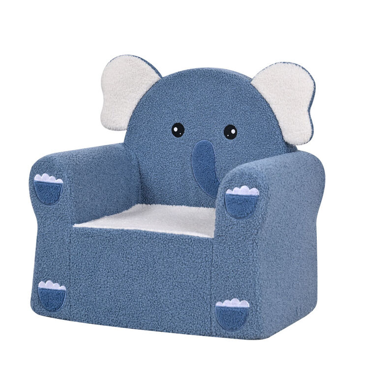 Little Loungers Kids Plush Chair - Elephant