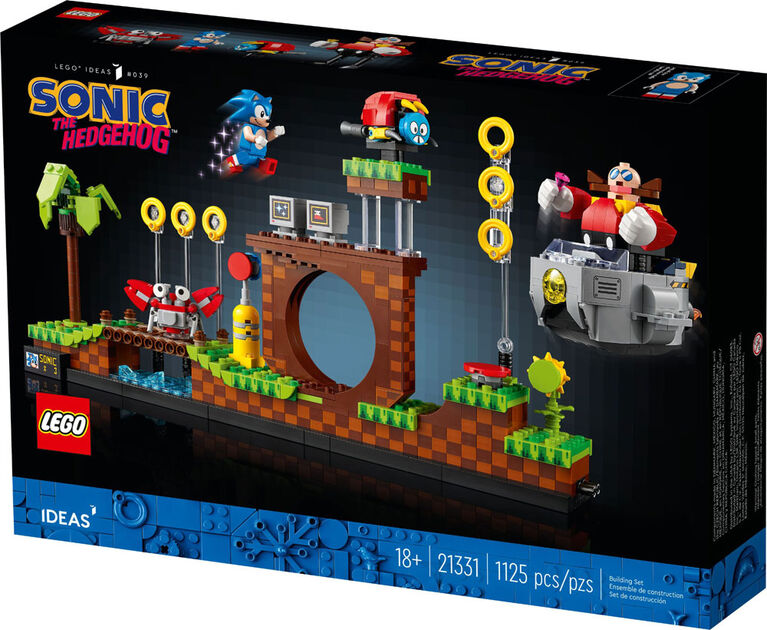 LEGO Ideas Sonic the Hedgehog - Green Hill Zone 21331 Building Kit (1,125 Pieces)