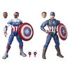 Marvel Legends Series Captain America 2-Pack Steve Rogers and Sam Wilson MCU Figures
