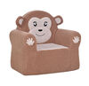 Little Loungers Fauteuil pour enfants en peluche - Singe