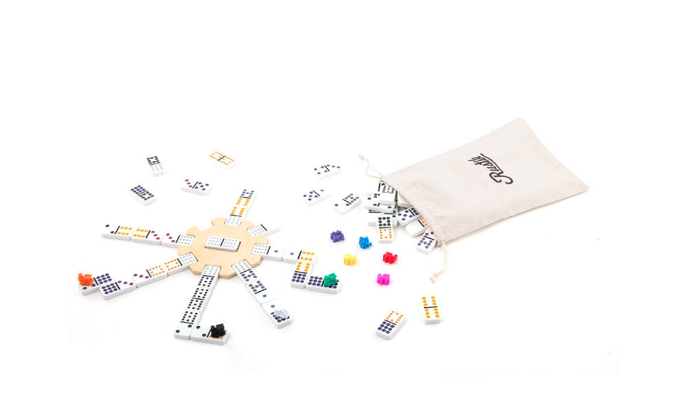 Mexican Train Deluxe Wood Case French Edition