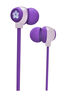 Écouteurs Bluetooth scintillants pour filles - violet