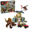 LEGO Jurassic World Mission Aérienne Spinosaure et Quetzalcoatlus, Jouet de Construction de Dinosaures pour Enfants 76976
