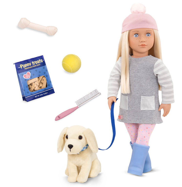 Our Generation, Meagan, 18-inch Doll & Pet Set