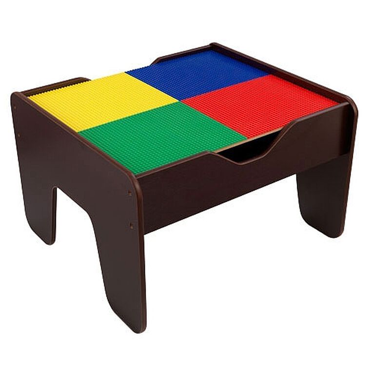 2 in 1 Activity Table with Board - Espresso
