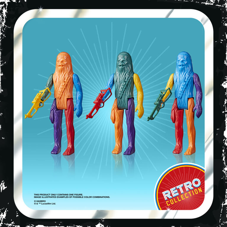 Star Wars Retro Collection, figurine multicolore de collection Chewbacca édition Prototype de 9,5 cm