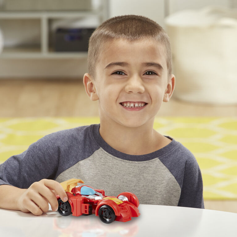 Transformers Rescue Bots Academy Hot Shot Converting Toy, 4.5-Inch Figure