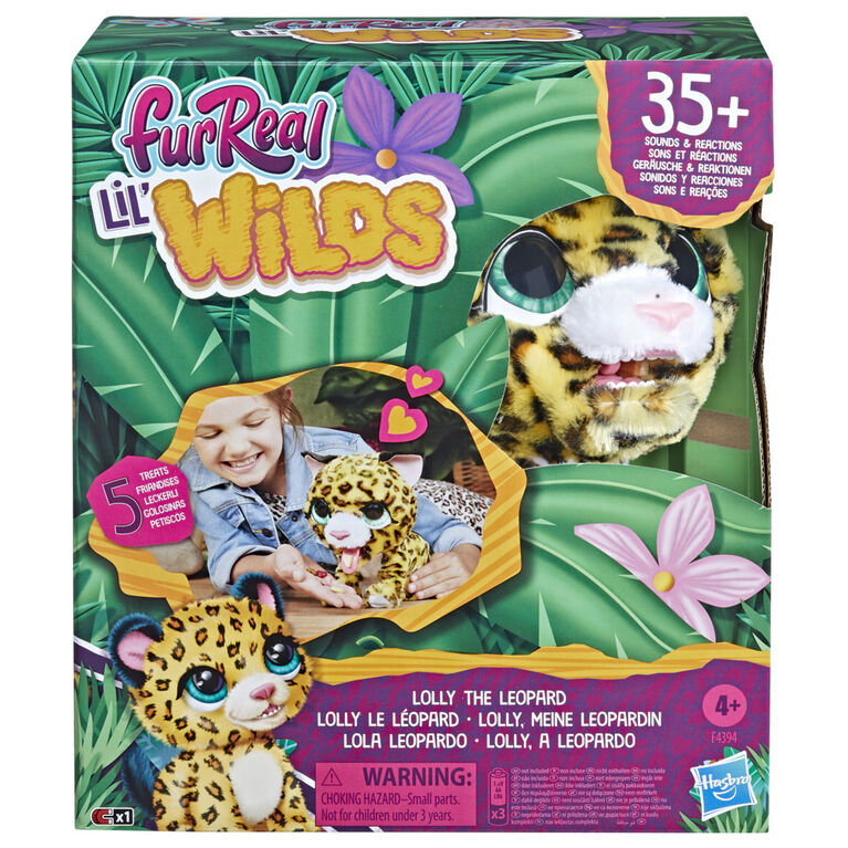 furReal Lil' Wilds Lolly the Leopard Interactive Animatronic Plush Toy