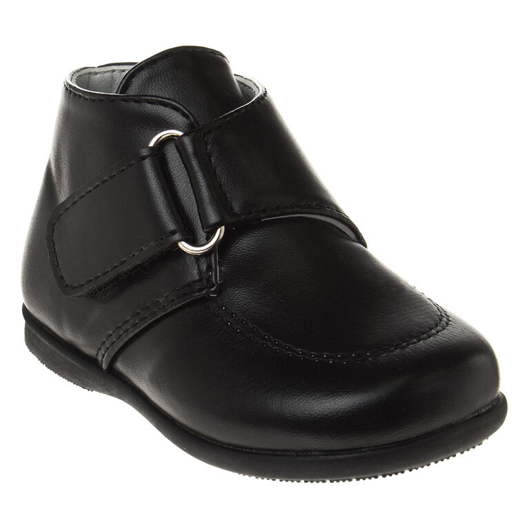 Toddler Black Strap Shoes