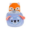 Mini-peluche Squishville - Squishville James en voiture