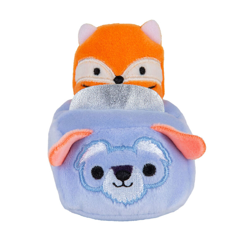 Mini-peluche Squishville - Squishville James en voiture