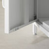 Sweedi Metal 1-Door Nightstand White